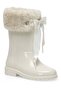 W10239 Campera Charol Soft Cream Girl's Rain Boots