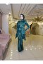 فستان سهرة من الزمرد البجعة - 2