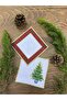 Bead Embroidered & Red Green Embroidered Coffee Cup Pad - 2 Presentation Cocktail Napkins - 4