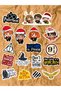 Set of 17 Laptop Notebook Tablet Stickers