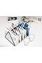 Multi-Purpose Table Top Large Metal Plaque Organizer, Magazine Holder, Bookshelf, Plate Holder Newspaper Holder 9 Pieces - 3