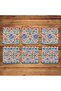 Natural Stone Coaster 6-Piece String Model D (boho Theme)