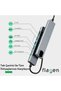 Macbook Air M2 Type-C Compatible Coupler 8 In 1 Ethernet SD USB HDMI Hub Converter - 7