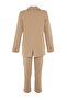 Vizon Blazer Ceket-Pantolon Dokuma Alt-Üst Takım TCTAW23US00132 - 12
