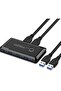 4686 USB 3.0 4 Port Hub 2 Compatible Case Pc Computer Kvm Switch Splitter Multiplexer - 2