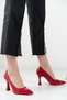 Stiletto Red Patent Leather New Season Daily Stylish Handmade Domestic Production