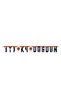 7 Years Old Basketball Themed Balloon Party Balloon Set (Orange - Black - White Balloons - Happy Text) - 2
