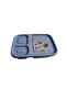 Smart Gray Rectangular Storage Container - 3 Compartments