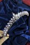 Pink Thin Shuttle Stone Bridal Henna Crown – Crown, Crystal Stone, Stylish Model, Bridal Crown, Hair Accessory – - 5