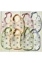 0-12 Months Baby Bib - Teddy Bear Patterned, Oilcloth, Waterproof, 20X24 cm - 8