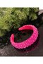 New Year's Special Day Luxury Crystal Stone-Paved Women's Crown Jewelled Crown Gift Boxed Henna Engagement Fuchsia - 6