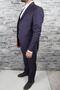 Men's Purple Slim Fit Narrow Cut Mono Collar Suit - 2