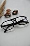 Blue Light Protective Glasses Unisex Screen Goggles Optical Compatible Change Glass Black Frame Transparent Glass - 4