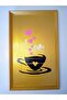 Hand Painted Gold Gilded Tea Coffee Promise Engagement Service Presentation Decorative Tray - 4