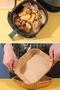 ® 200 Pieces Air Fryer Baking Paper Disposable Oil-Proof Paper Square Plate Model - 7
