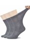 Men's (40 - 44) Cotton Combed Diabetic Socks Candy Socks Elasticless and Anti-Odor Socks 3 Pieces - 2