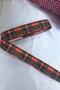 New Year 2026 Gift Packaging Ribbon Black Red Striped Price Is for 1 Meter – New Year Ornament - 4