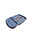 Smart Gray Rectangular Storage Container - 3 Compartments - 2