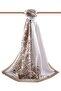 Women's Luxury Medina Silk Shawl Beige - Mink - 2