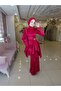 فستان سهرة أحمر بجعة - 7