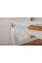 Nadide Luxury Laced Glitter Linen Fabric Mint Living Room Set 5 Pieces - 1366 - 3