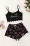 Tex Supersoft Shorts Set Black Princess
