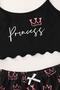 Tex Supersoft Shorts Set Black Princess - 3