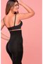 Tilla Model Women's Leggings 5 Zone Effective Corset Leggings Black Color