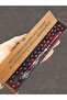 Valentine's Day Rosary, Red Black Moire Wooden Boxed Rosary