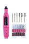 Electric Manicure-pedicure-torpue Machine Fuchsia Color