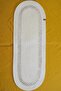 Embroidered White, Placemat Set of 6 Jute Plate and Runner, Durable, Heat Sensitive. - 3