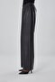 Comfortable Black Trousers with Leather Detail - 4