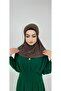وشاح حجاب عملي جاهز تكتيكي باللون البني - 3