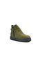 R.246 Genuine Leather Khaki & Cinnamon Zipped Orthopedic Baby Boy Boots - 3