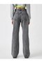 Malfoy Women's High Waist Wide Leg Jeans, Palazzo Jeans, Wide Leg