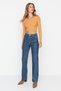Malfoy Women's High Waist Wide Leg Jeans, Palazzo Jeans, Wide Leg - 2