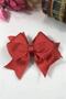 Red Double Bow Ribbon Buckle 1 Piece – Buckle, Metal Buckle, Shiny Design, Hair Ornament - 2