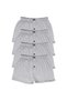 Men's Combed Cotton Buttoned Towel Waist Gray Boxer 4 Pack