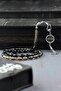 Silver Named Tasseled Fire Amber Rosary, Named Rosary - 2