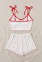 Tex Super Soft Shorts Set-cherry - 2