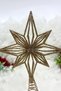 Christmas Pine Tree North Star Overhead Gold Color Silvery 23X16 cm New Year Luxury Quality Overhead - 3