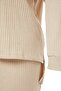 Light Beige Hooded Collar Relaxed Fit Knitted Camisole Plus Size Bottom-Top Set Tbbaw23Cp00016 - 8