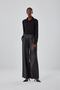 Comfortable Black Trousers with Leather Detail - 2