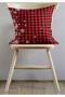 Christmas Snowflake Throw Pillow Cover, Red Plaid Throw Pillow Cover, Plaid Patterned Throw Pillow Cover, Christmas