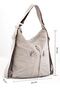 Ulivana Cream Women's Crinkle Waterproof Both Shoulder Backpack - 6