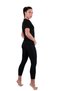 Women's Half Sleeve Thermal Sauna Athlete Leggings Set - 4