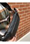 100% Real Leather Women's Waist Bag Black 24*16*5 Cm - 3
