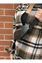 100% Real Leather Women's Waist Bag Black 24*16*5 Cm - 5