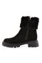 Detailed Black Suede Women's Boots 331332682 - 6