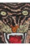 25x24 Cm Red Mouthed Tiger Sequined Applique Emblem Patch Accessory - 2
